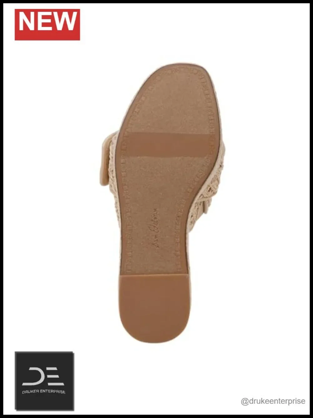 Sam Edelman Celia Wedge Sandals Lattice Straps Slip-On